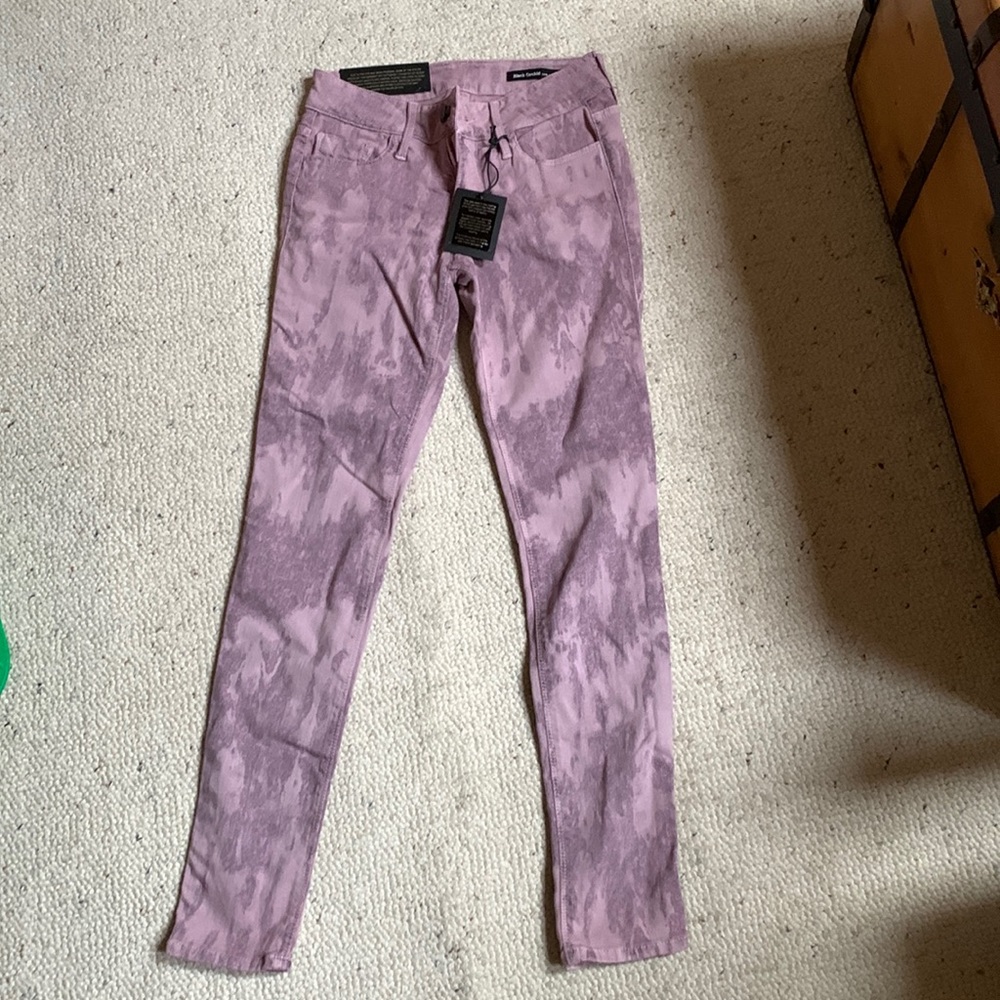 Black Orchid brand new purple tie dye jeans
